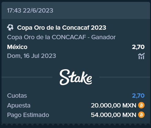 Nuestro❤️Siempre con México 🇲🇽 ! Y Nuestras apuestas Siempre con @Stake 💰⚡️ #bet #betting #stake #lamejorcasadeapuestas #ufc #mma #mexico #copaconcacaf #copaoro