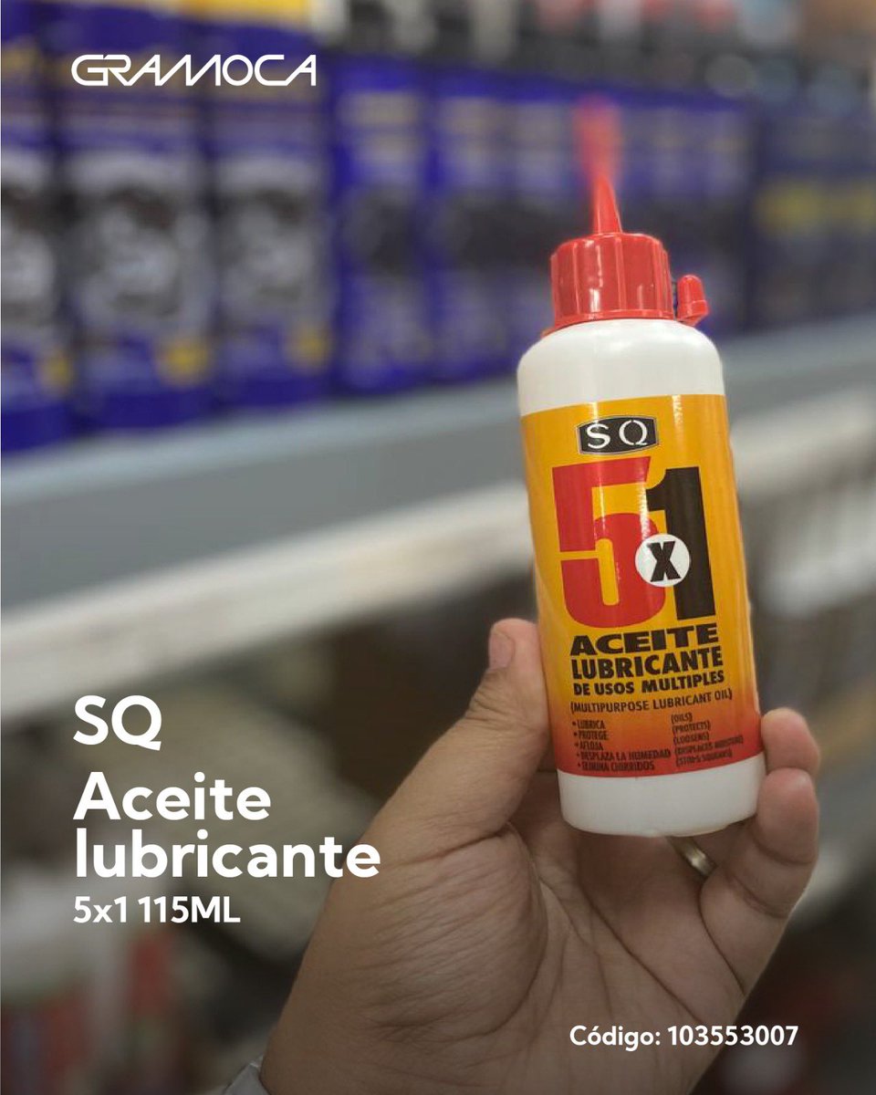 Este producto es indispensable para la lubricación mecánica, posee propiedades de viscosidad y aditivos para toda clase de mecanismos. 

Disponible en nuestro portafolio, para cotizaciones en línea comunícate con el asesor por Whatsapp 0424 (4726622).