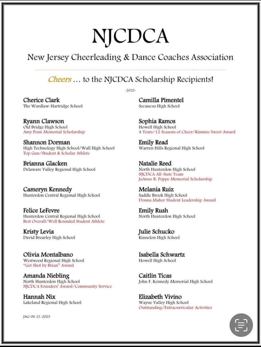 Official NJCDCA tweet media