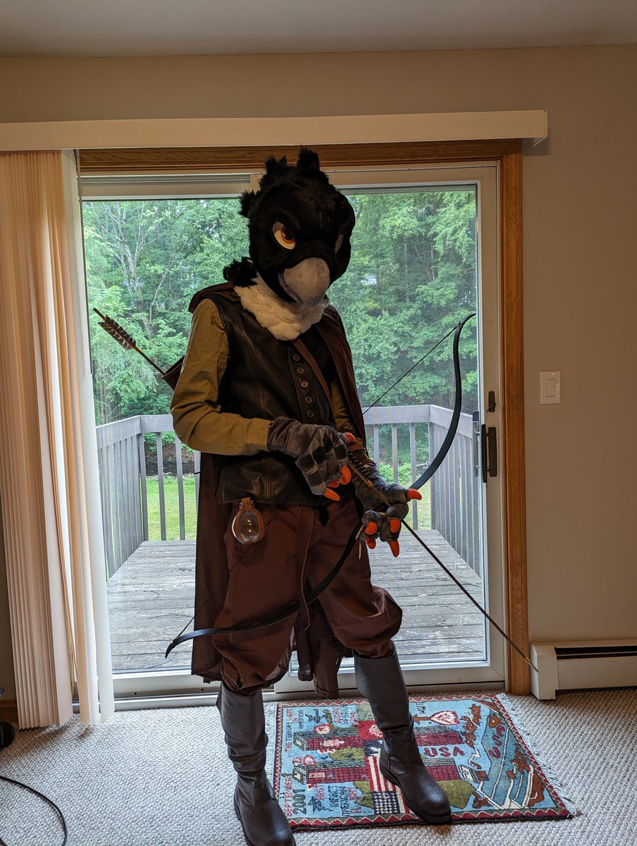 OrioleMika's tweet image. Outfit is finally done, excited to run around at AC in it! Probably won't be able to bring the bow, though