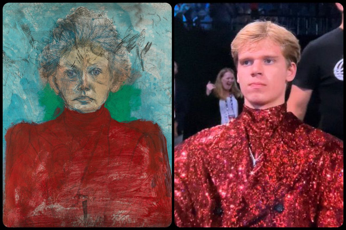 Nancy Outside in July XI, by Jim Dine, 1980, 📸 via <a href="/MattGoldich/">Matt Goldich</a>