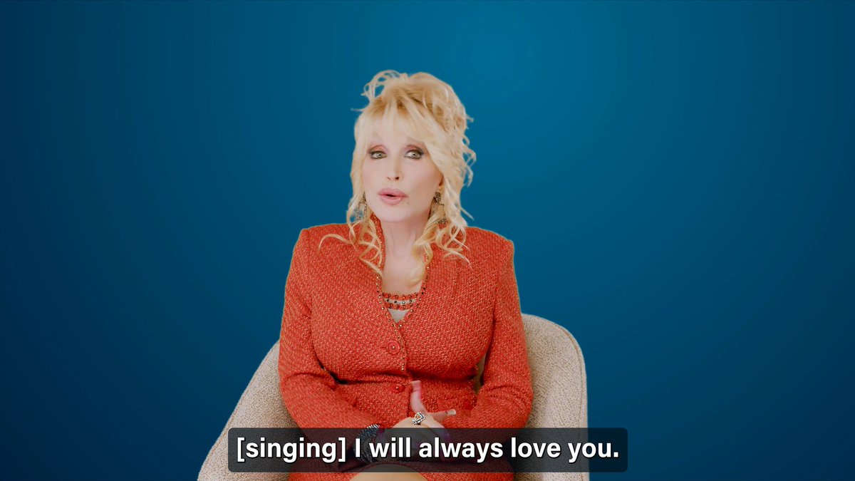ALALibrary's tweet photo. .@DollyParton thanks ALA and librarians for Honorary Membership in the association via a lovely video message. #ALAAC23 https://t.co/VmJnM6vSAb