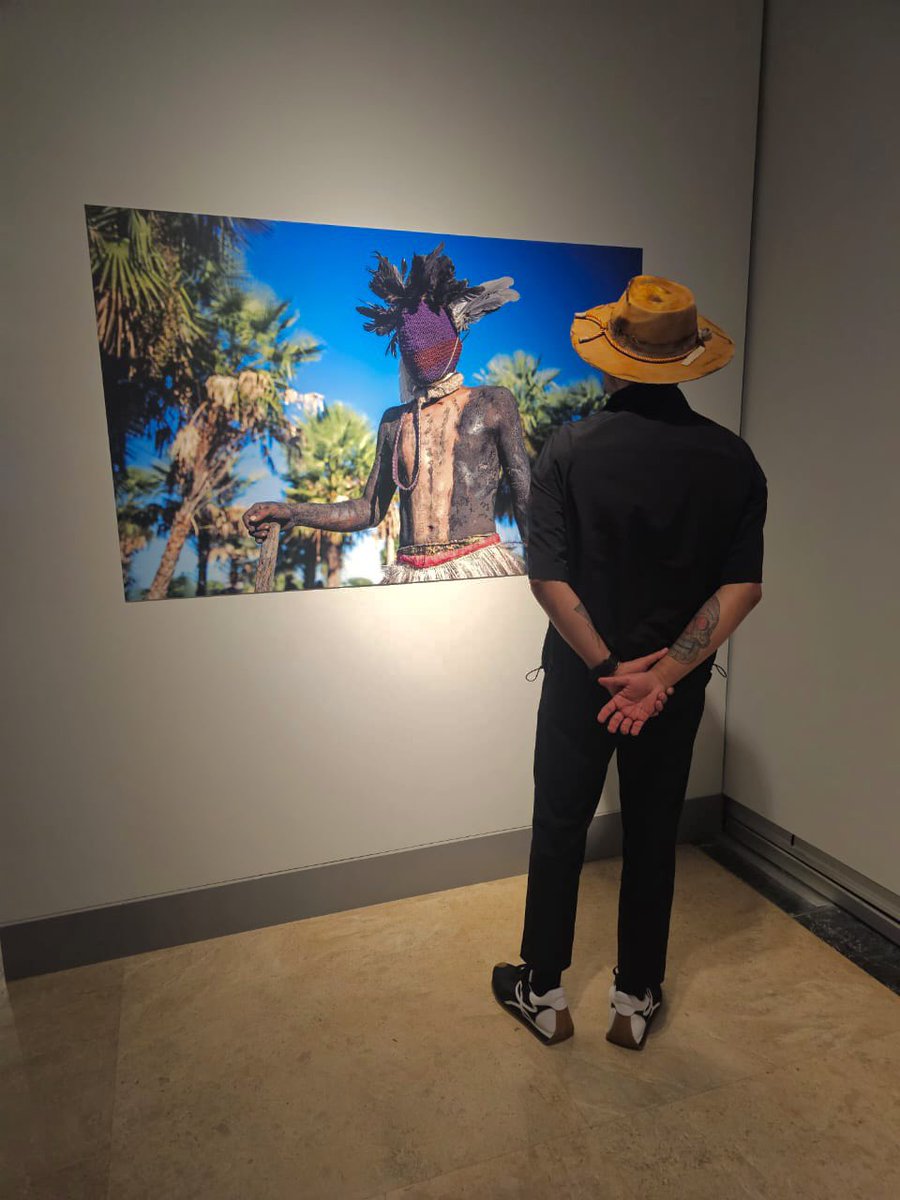 fwlatam's tweet photo. Gracias a la @EmbaparEspana y al @MuseoDeAmerica por la invitación a la inauguración de la Exposición temporal - El Cielo Ishir ❤️🇵🇾
 @amedranolatam 
.
.
.
#España #Paraguay #artelatinoamericano https://t.co/sjwowHE354