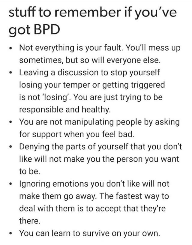 Stuff to remember if you have borderline personality disorder 🩷
#bpdtwt #recoverytwt