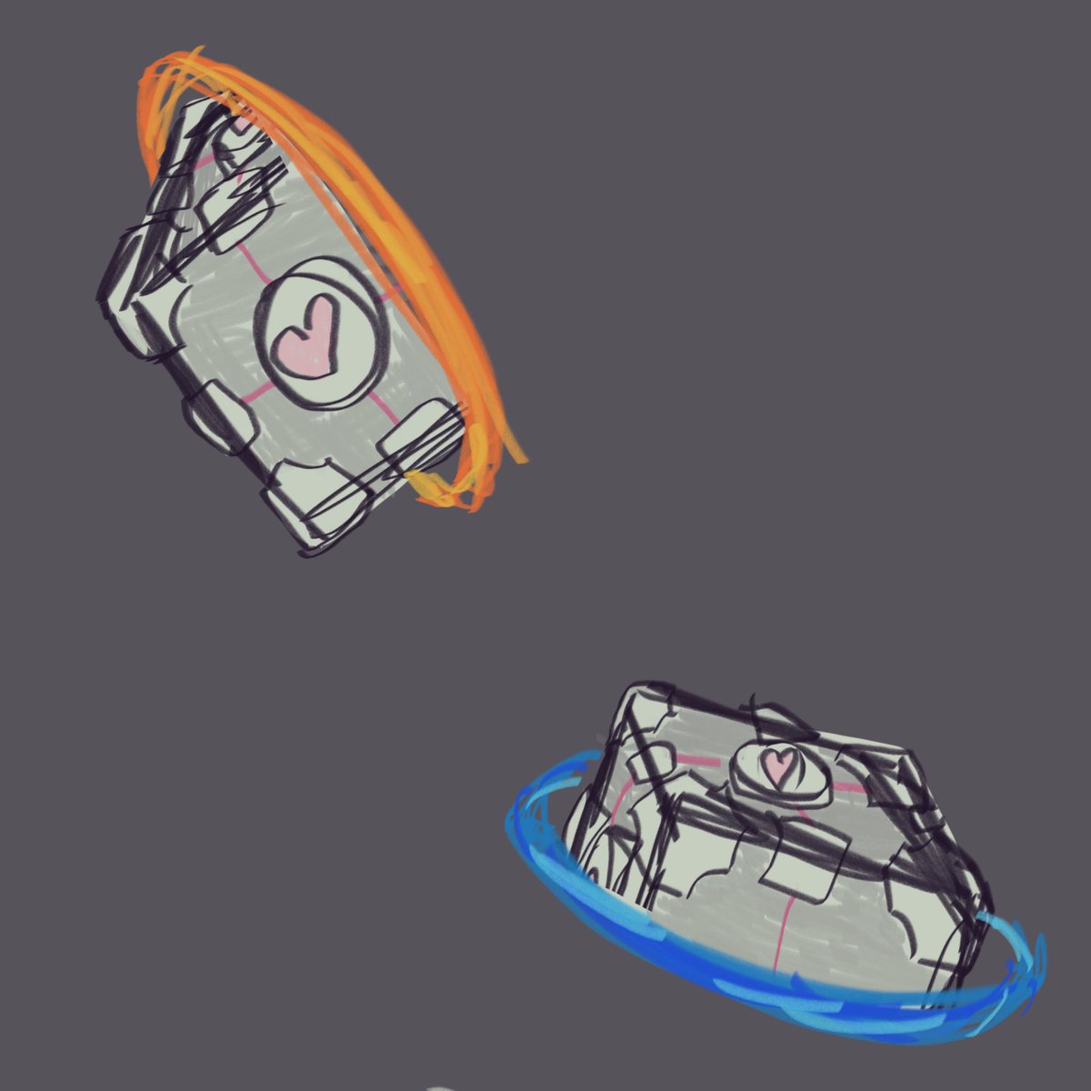 VexIsHigh420's tweet photo. Just some portal/portal 2 fanart #art #portal #portal2 https://t.co/Vc6pHMN4gy