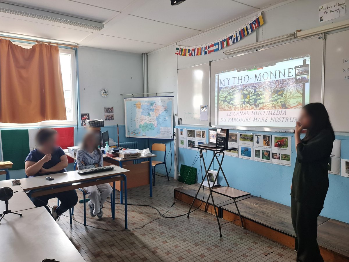 PARTAGE: dernière séance du parcours #Marenostrum ⛵️ en visio-conférence entre la classe de 4C &amp; une classe du <a href="/CollegeCharles/">Collège Charles Lemaitre Officiel</a> , également engagée sur l'expérimentation. Echanges, partage &amp; questionnements avant de clore temporairemt le parcours durant deux mois. <a href="/dsden61/">DSDEN61</a>