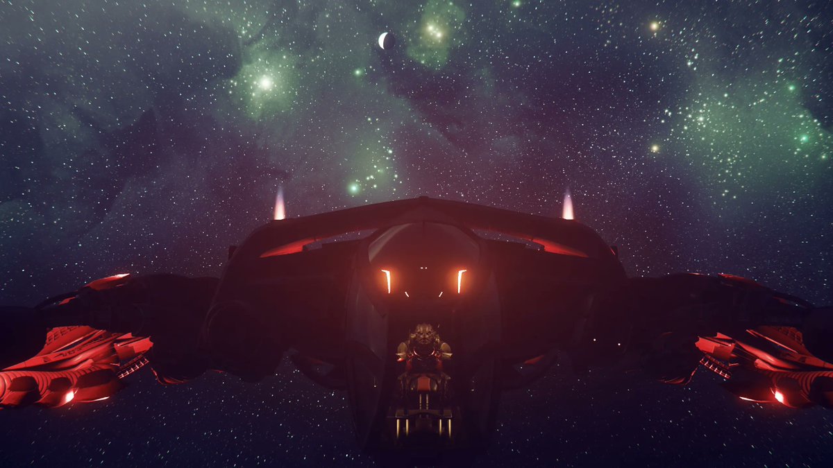 Thank you <a href="/RobertsSpaceInd/">Star Citizen</a> for the great #AlienWeek in #StarCitizen. Here's our resident Nightstalker showing off our intimidation tactics with the Glaive. 

#Veterans #VeteranGamers