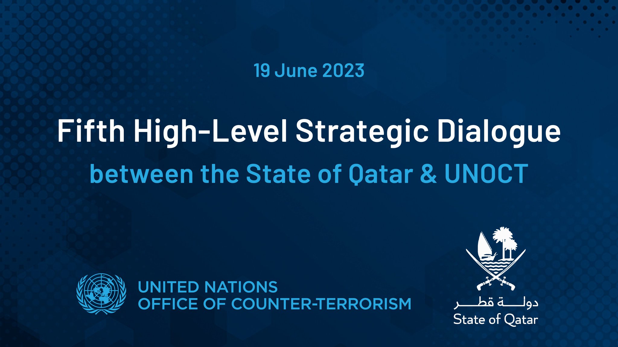 United Nations Office of CounterTerrorism on Twitter "At the 5th UNOCTQatar Strategic