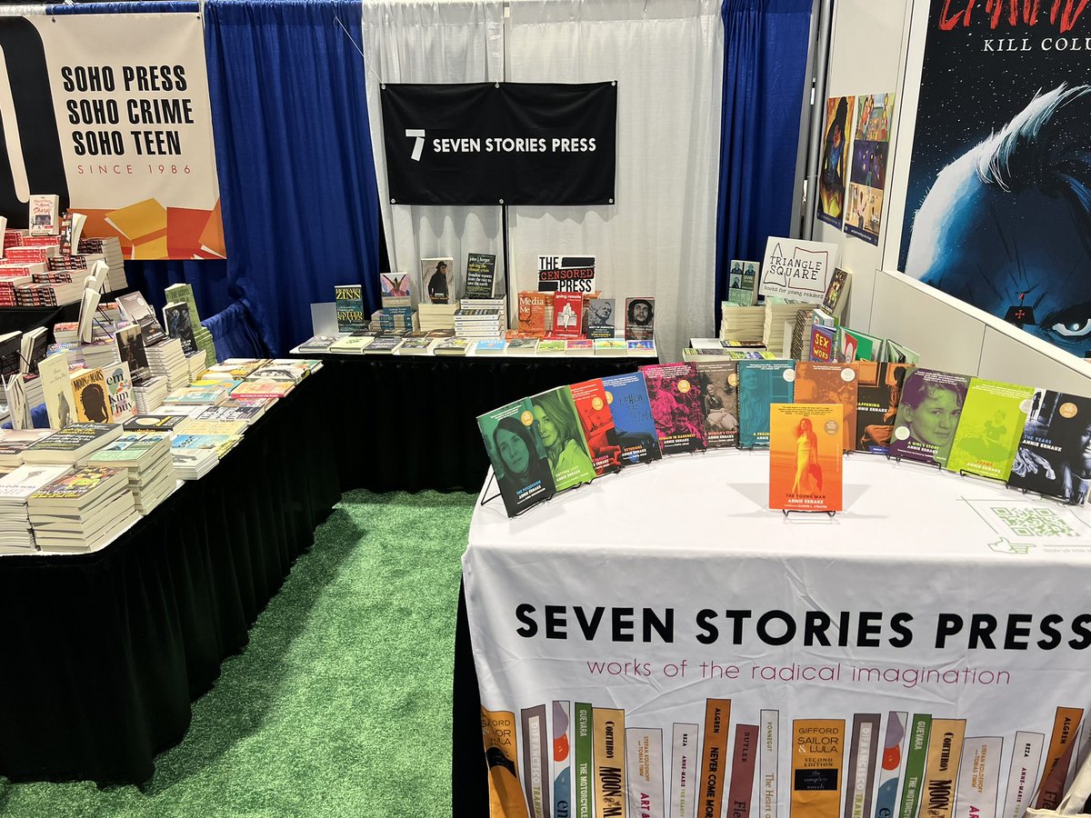 7StoriesPress's tweet photo. Ideally, our #ALAAC23 booth would be set up out back behind The Empty Bottle, but booth 2617 in the exhibitor hall is good too! https://t.co/BFxhHX5bMj