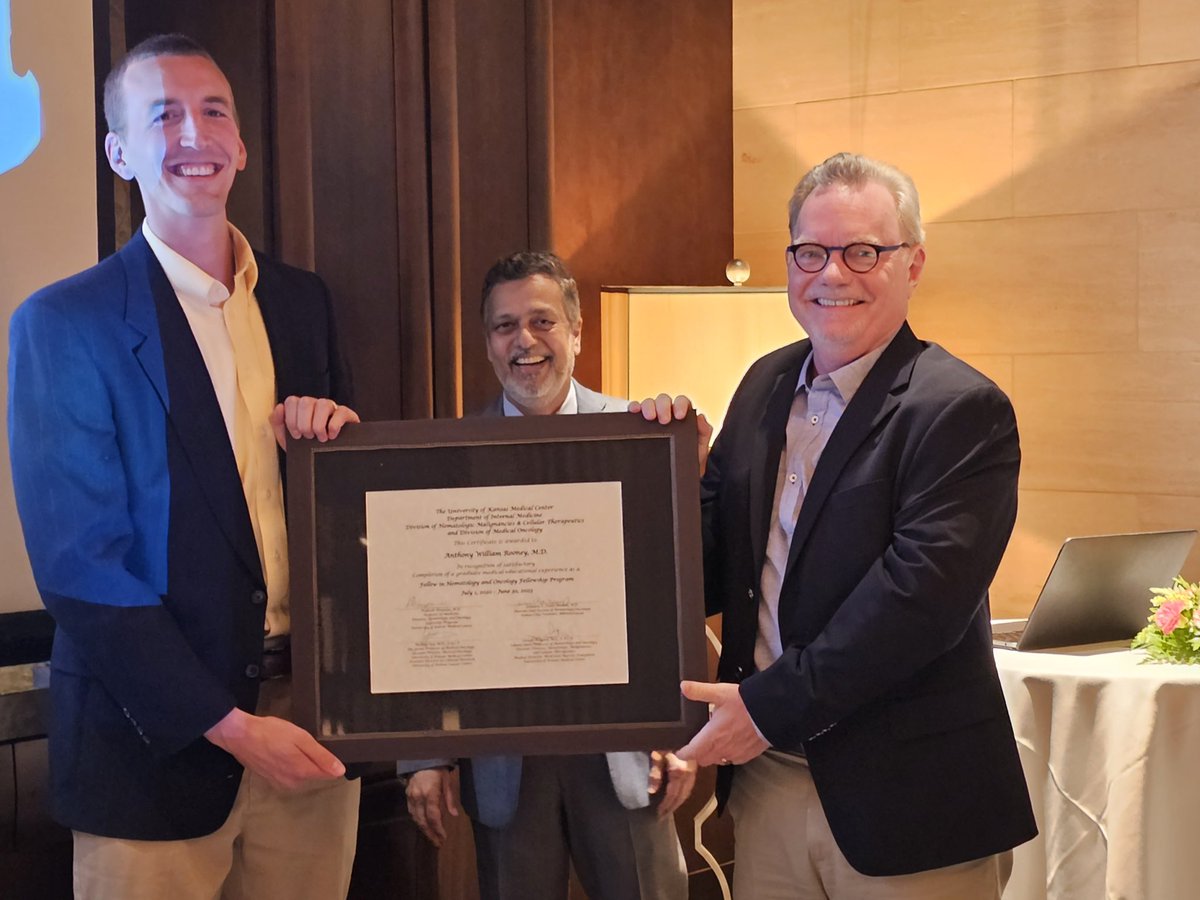 KU Heme Onc Fellowship (@kuhemoncfellow) on Twitter photo Celebrating our graduating fellows <a href="/AtiehTahaniDO/">Tahani Atieh</a> <a href="/OuchveridzeMD/">Jenny Ouchveridze (Bhurtel)</a> John Roller and Anthony Rooney at <a href="/EddieVs/">Eddie V's</a>! We wish them all the best in their careers as they venture into the world beyond fellowship. #OncTwitter #MedTwitter Celebrating our graduating fellows <a href="/AtiehTahaniDO/">Tahani Atieh</a> <a href="/OuchveridzeMD/">Jenny Ouchveridze (Bhurtel)</a> John Roller and Anthony Rooney at <a href="/EddieVs/">Eddie V's</a>! We wish them all the best in their careers as they venture into the world beyond fellowship. #OncTwitter #MedTwitter