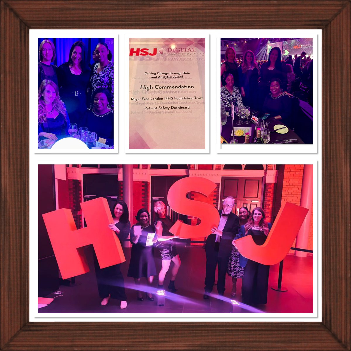 💥HSJ digital awards 2023💥
Winning high commendation for the patient safety dashboard. 
Barnet hospital’s magic ingredient - together we reach for the stars ✨ Massive thanks to @DeborahBalkwill @JAHamilton1974 @bevthomas66 @YvonneGoddard5 @SusanTierney2