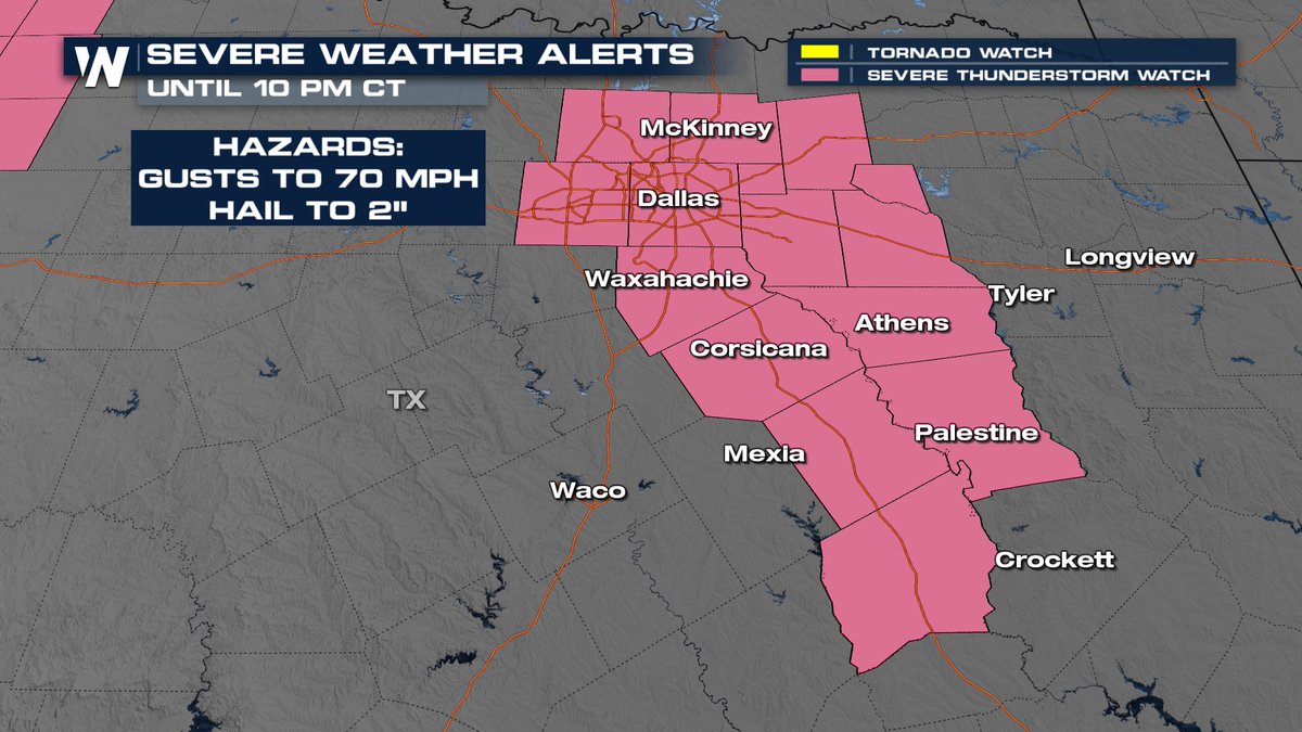WeatherNation on Twitter "A severe thunderstorm watch is in effect for