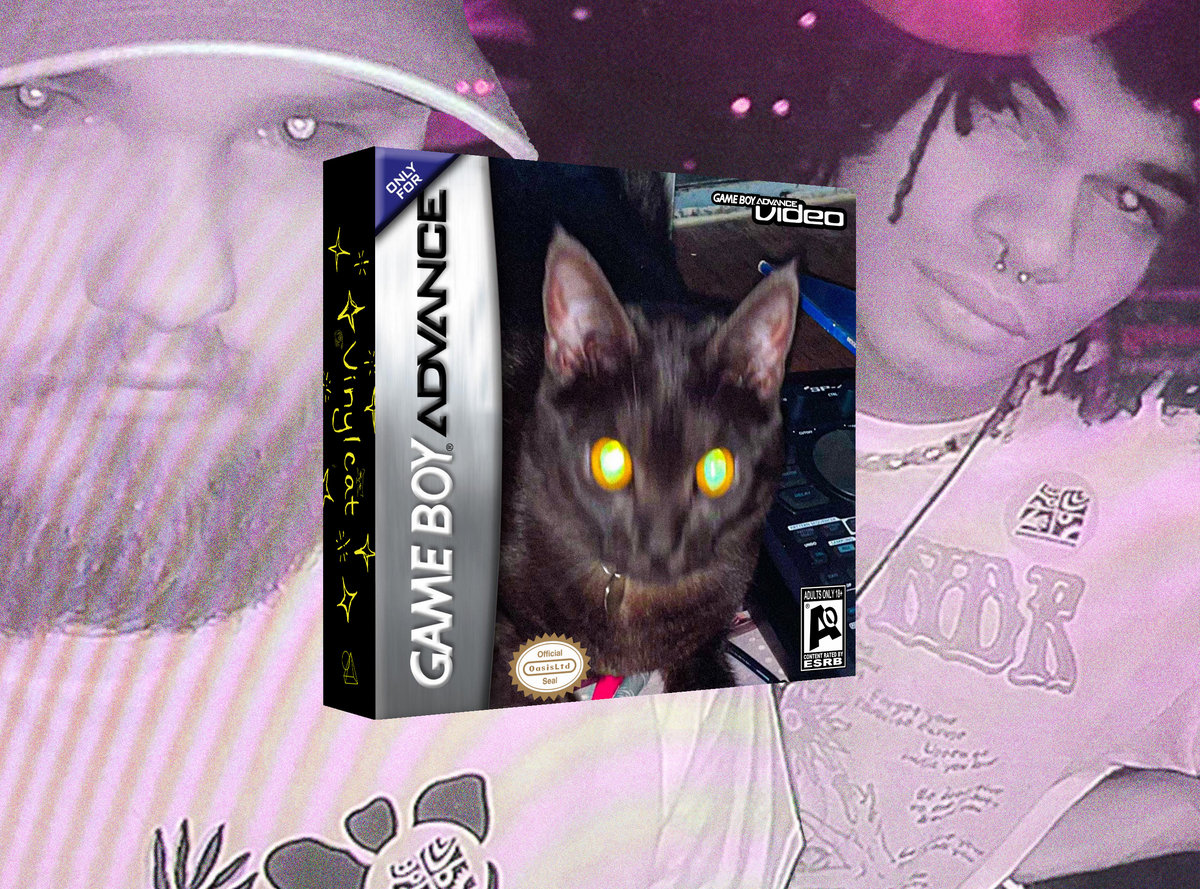 🐈‍⬛v i n y l c a t🐈‍⬛
oasisltd.bandcamp.com/album/vinylcat

cassette &amp; gba carts available now

music by @ItsDisbelief &amp; Cake!
visuals by @Veritattoo 

very likely our last merch drop hosted thru BC before we move over to greener storefront &amp; fulfillment pastures

💜