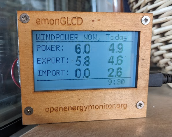 John Cantor (@johncantor2) on Twitter photo Good to see this 10-year-old <a href="/Openenergymon/">OpenEnergyMonitor</a> GLCD still working well on a wind turbine today. Good to see this 10-year-old <a href="/Openenergymon/">OpenEnergyMonitor</a> GLCD still working well on a wind turbine today.