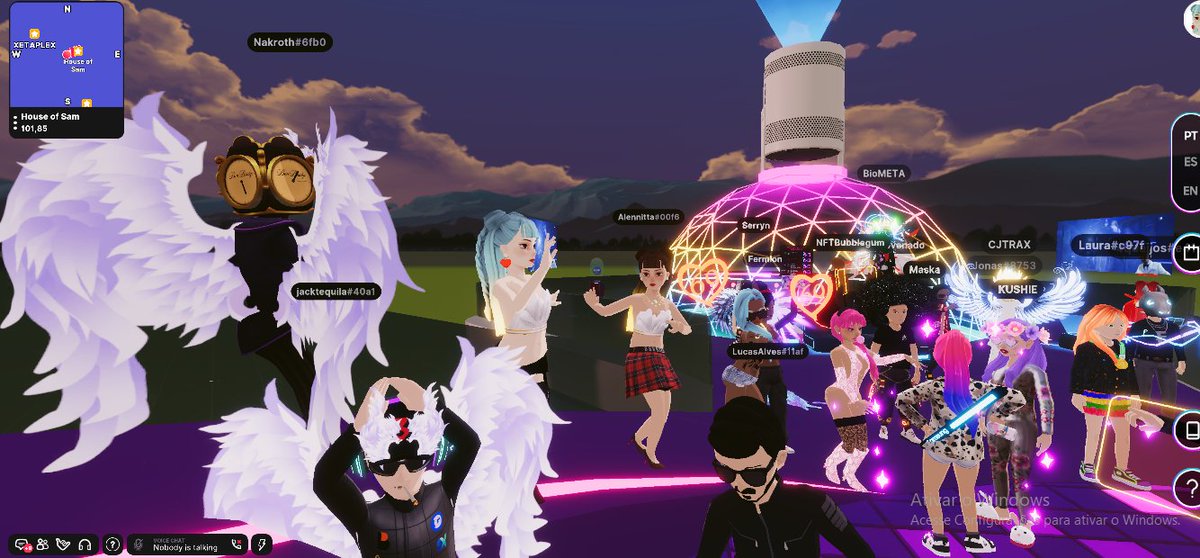 vendetta_dcl's tweet photo. Que festa incrível, que show sensacional @BillyTeacoin !!
Na #HouseofSam da @Samsung (102,84) no @decentraland
@DCL_Brasil @atrovenado @Alennitta @o0maska0o @MarcosNaide @nftbubblegum @0xSerryn @LocksMuylaert @fermion_dcl_eth
#ATRMetaversoEventos #cheil_brasil #samsung https://t.co/P3mO7sjQng