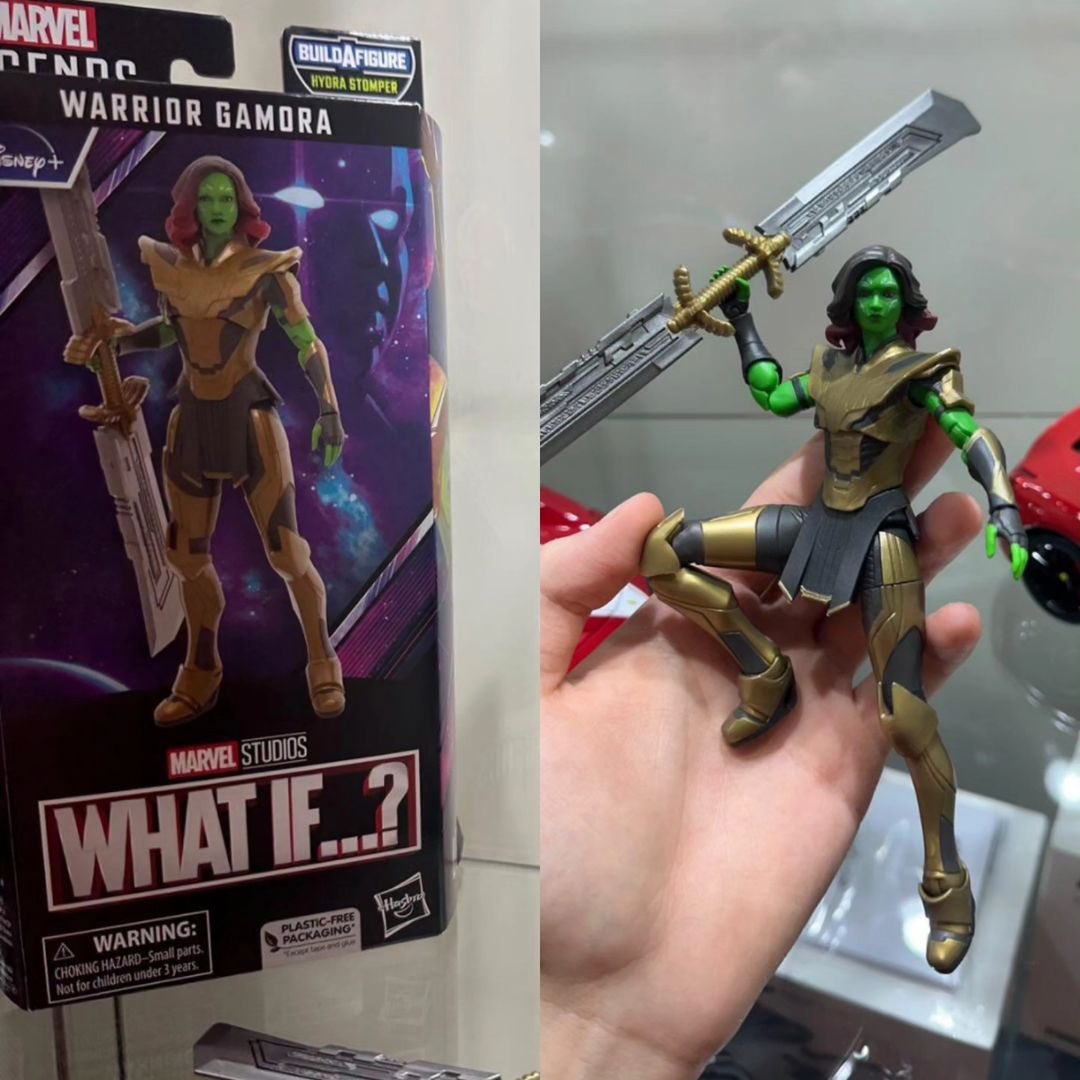 In hand look at What If…? Warrior Gamora!

📸: @figure_stop (IG)

#Marvel #MarvelComics #MarvelLegends #WhatIf #Gamora