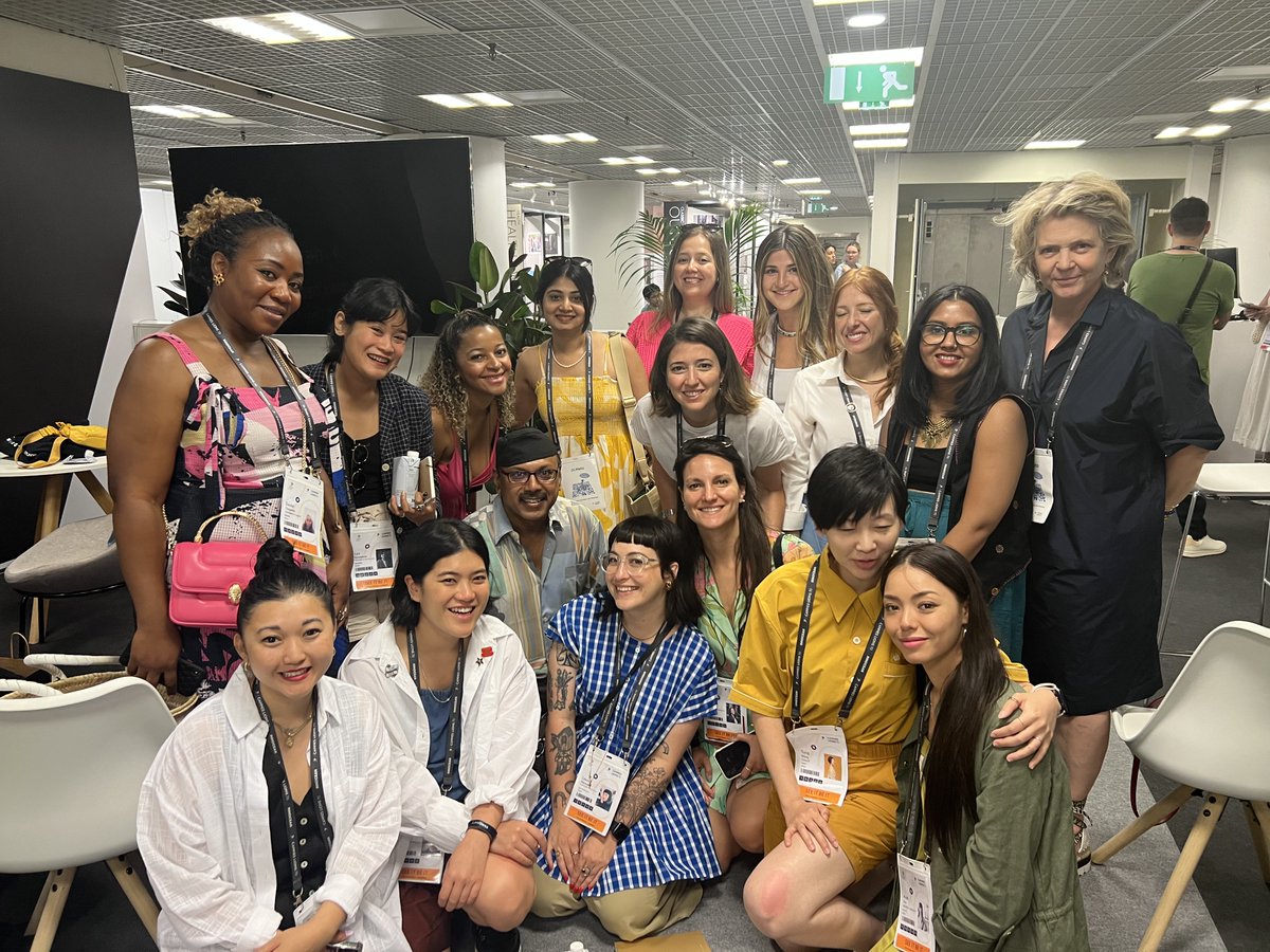 SIBI Chair &amp; Ambassador <a href="/MadonnaBadger/">Madonna Badger</a> with #SeeItBe 2023 Cohort. <a href="/Cannes_Lions/">LIONS | The Home of Creativity</a>  talent program is designed to empower female creatives to recognize and harness their own power #KnowYourPower