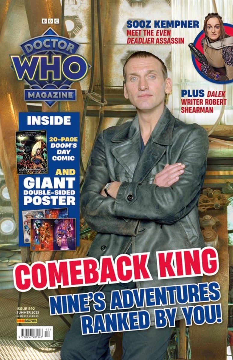 Hey look we've had a DWM cover reavelw and nobody's gone ballistic.

That's because the Ninth Doctor is based 😎
