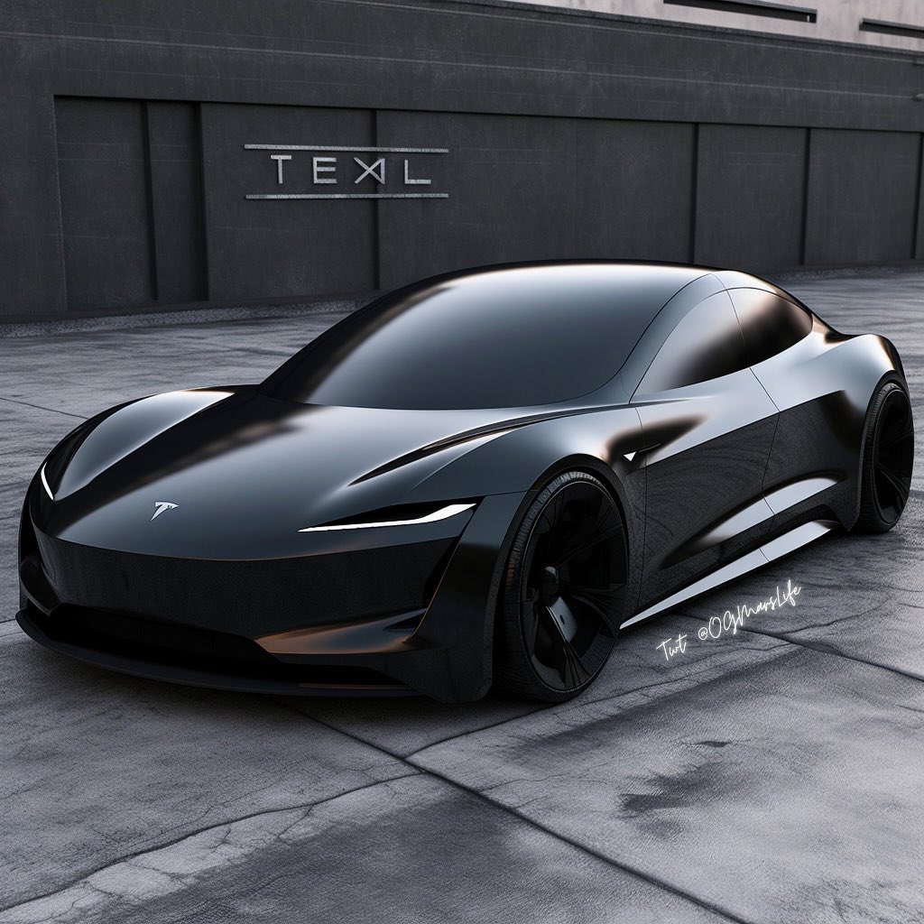 Tesla Roadster Black