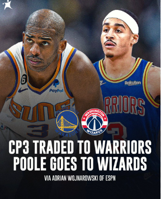 bearcollier08's tweet photo. L trade for warriors. This just seems to me that Golden states going to go all in and try to win one this year. https://t.co/WxZz9j09lv