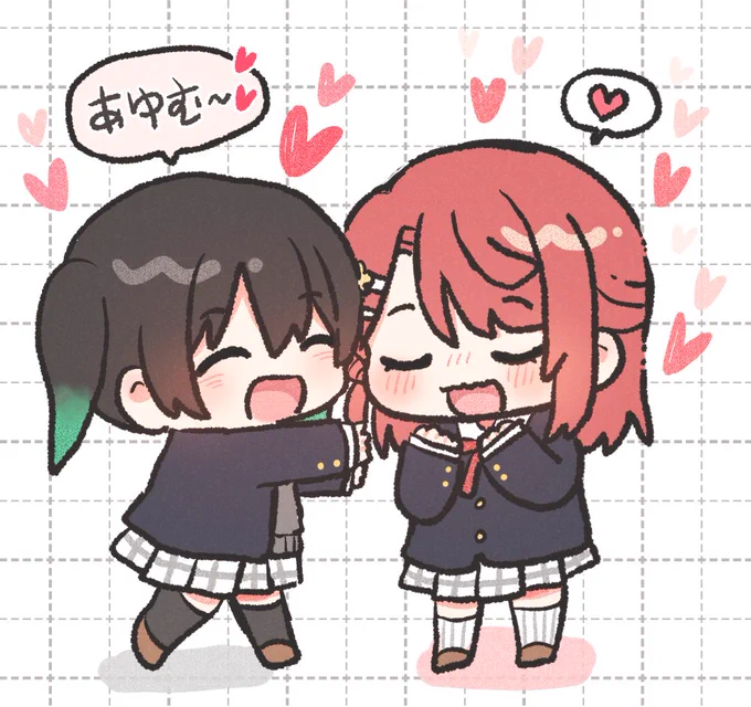 ゆうぽむ... 大好き! 虹ヶ咲大好き!!! #虹ヶ咲