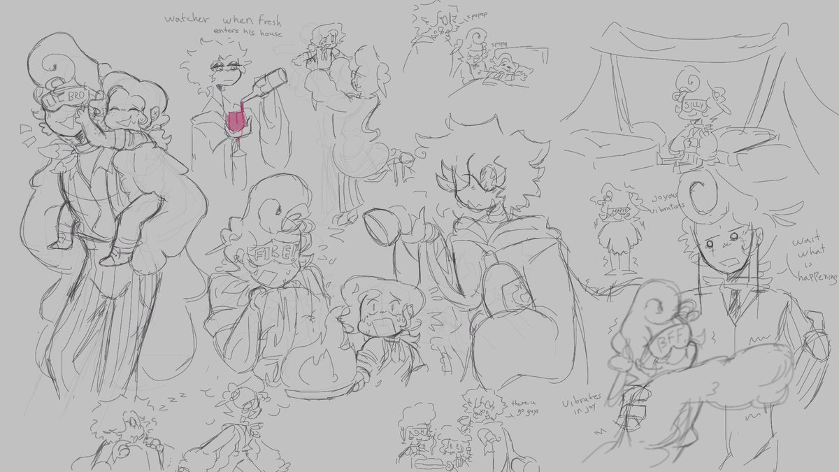 GRIMMUSSYPAKITA's tweet photo. Goodnight Grimmusnation‼️‼️ sorry for the lack of posts 
I've been feeling a bit unwell the past few days and it's been making it hard to actually draw for tasks and stuff 

Have some silly doodles with interactions in the meantime 
I'll be back to regular posts soon🫶💕‼️ https://t.co/BoJxq0GEIV