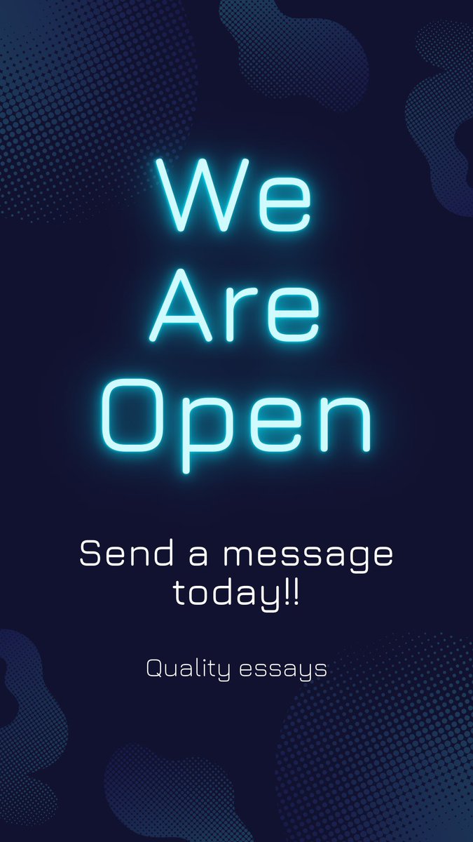 EssayWriters0's tweet image. Struggling with low grades or an upcoming assignment? Our team covers various fields;
math,
science,
literature,
history,
Essays
Projects
Programming
#australiaassignments
Text/Call +1 (469) 270 7118
#AcademicHelp
#nfts
#Art
#BarbieWorld #debris #Iot #submarine #submarino