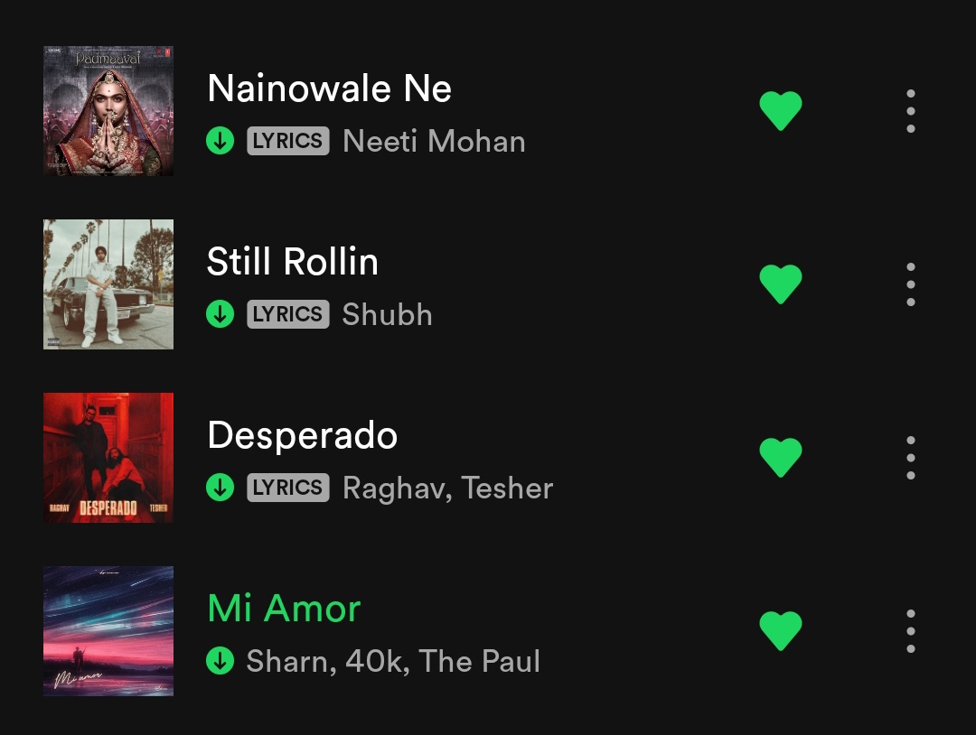Ankita On Twitter I m Spending My Days Shuffling These Four Songs 