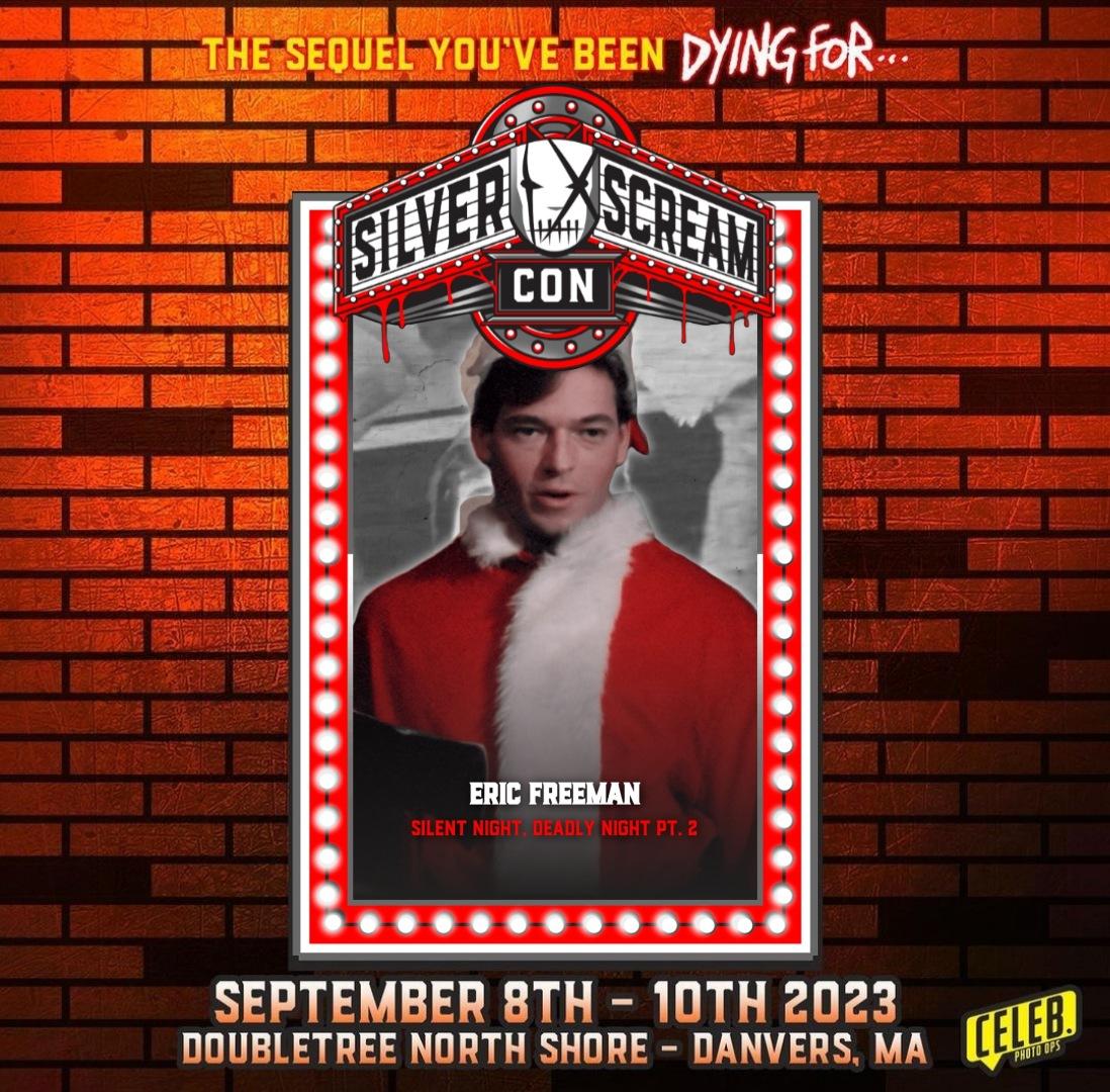 FullEmpire's tweet image. Garbage day!!!
#EricFreeman joins the guest list for Silver Scream con! 🪓🎅

Meet the star of Silent Night deadly night 2 Sept 8-10 in Danvers, MA! 
Silverscreamcon.com 
.
.
 #silentnightdeadlynight2 #naughty #punish  #garbageday #silverscreamcon  #FullEmpirePromotions