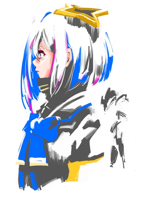 過去絵だけど、頑張ってカラーも描くよー!よろしくですっ!