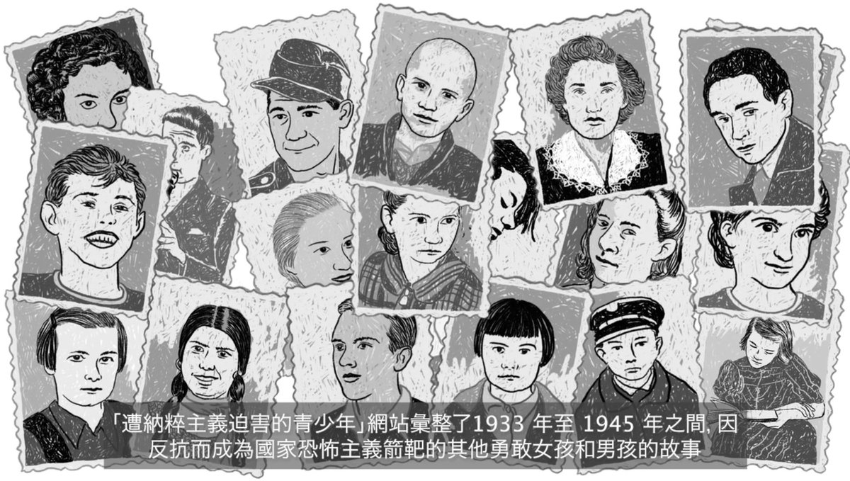 DemesDavid's tweet image. Excited to share the results of last semester's public service seminar "German-Chinese Translation" at Tamkang University. This year, we teamed up with Germany's Foundation Memorial, providing Chinese subtitles for two educational films on the Holocaust and youth resistance. 1/4
