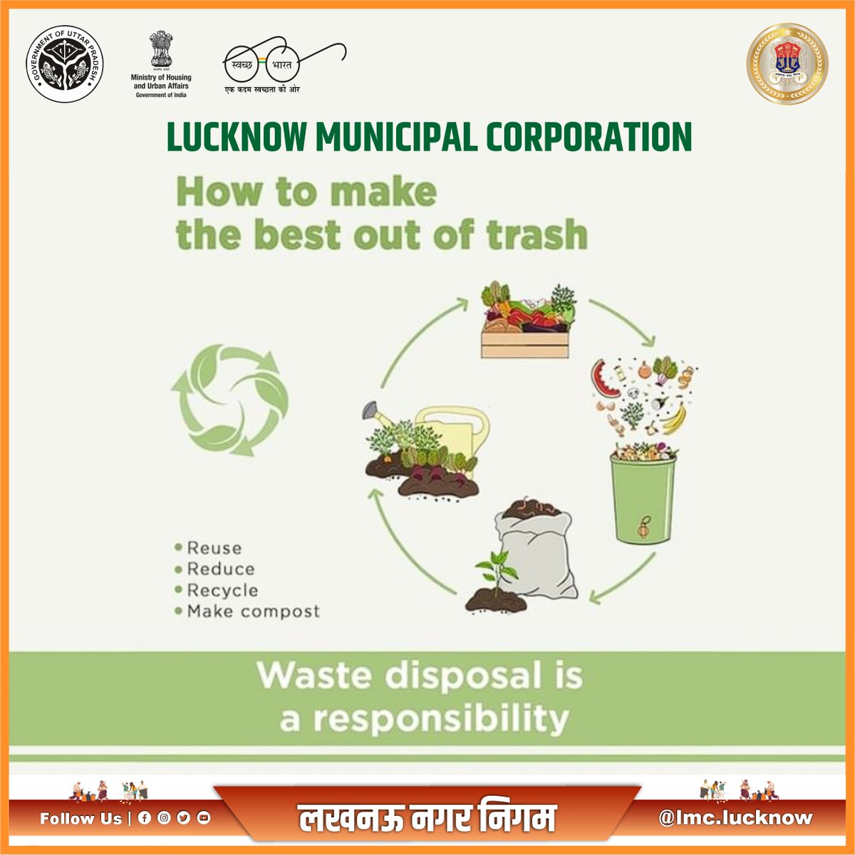 How to make the best out of trash

#IndiaVsGarbage #AmritMahotsav.
#SwachhSurvekshan2023  #wastesegregation  #SwachhSurvekshan 

@aksharmaBharat @SwachhBharatGov @MoHUA_India @ChiefSecyUP @HardeepSPuri @mp_kaushal @mygovindia @myogiadityanath @myogioffice @SwachSurvekshan…