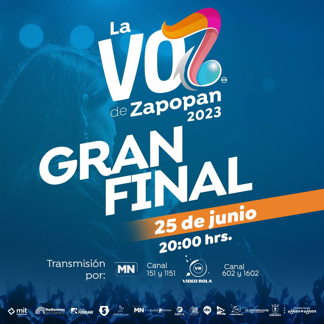 El domingo 25 de junio conoceremos a el o la ganadora de #LaVozDeZapopan 🎙.

Acompáñanos y ve el talento de las y los zapopanos a través de <a href="/videorolavr/">Video Rola VR</a> y <a href="/otranochetv/">otranochetv.com</a> totalmente en vivo. 📺 

¡No te la puedes perder!