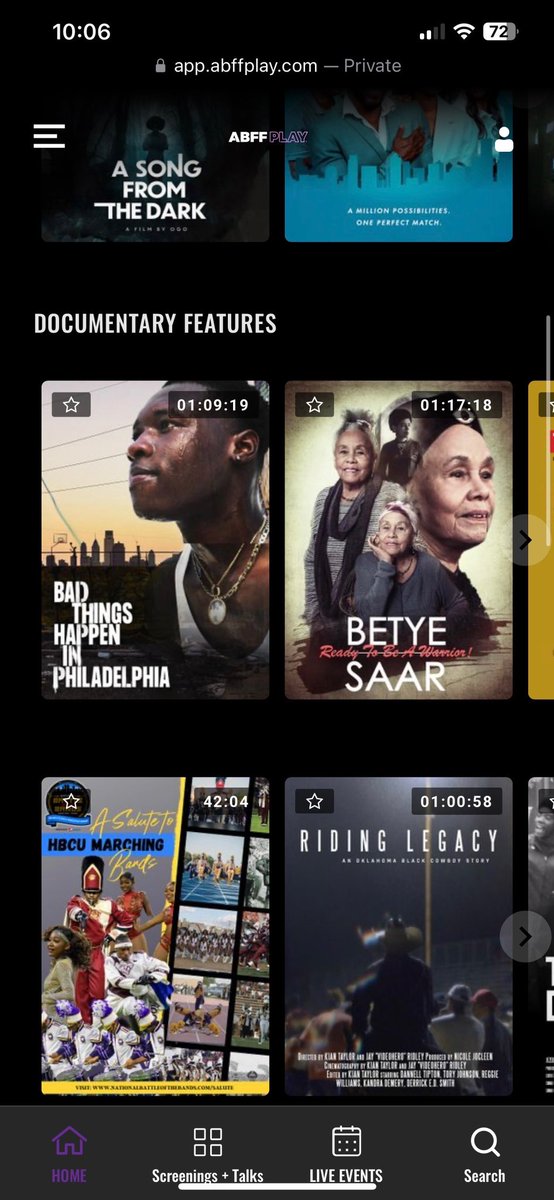 Kyra Knox (@kyraknox_) on Twitter photo So dope seeing our film Bad Things Happen In Philadelphia on <a href="/ABFF/">AMERICAN BLACK FILM FESTIVAL</a> PLAY!
<a href="/AgustinrMichel/">Agustín R. Michel</a> your key art LOOKS amazing on the platform!! So dope seeing our film Bad Things Happen In Philadelphia on <a href="/ABFF/">AMERICAN BLACK FILM FESTIVAL</a> PLAY!
<a href="/AgustinrMichel/">Agustín R. Michel</a> your key art LOOKS amazing on the platform!!