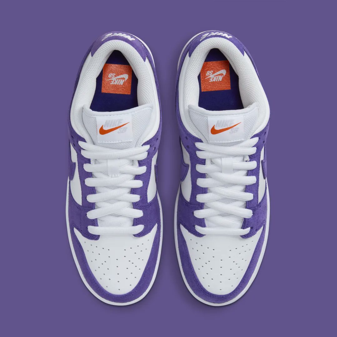 TheSiteSupply's tweet photo. The Nike SB Dunk Low “Purple Suede” is coming soon 💜 https://t.co/TkopIOd0vD https://t.co/IbACuUQAbH
