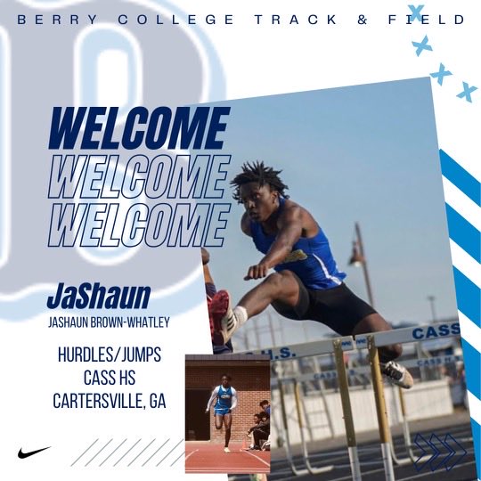 Before 🔥the track this spring, incoming hurdler and jumper JaShaun Brown-Whatley will be representing the Vikings on the 🏈field this fall. Excited to add the Cass HS athlete to our championship Men’s team! ⁦@MilesplitGA⁩ ⁦@CassHSGA⁩ #WeAllRow