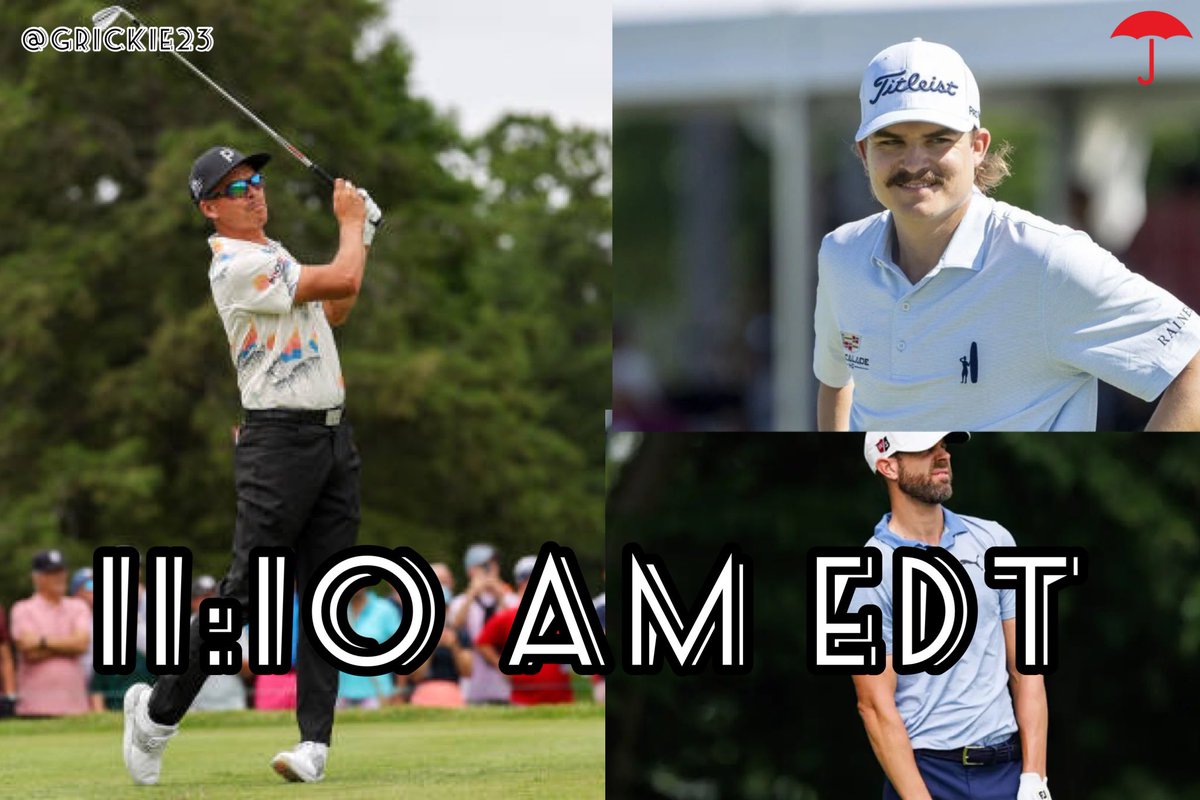 GRickie23's tweet photo. 🚨⏰Moving Day Tee Times⏰🚨

🏌️‍♂️ - Rickie Fowler
🏌️‍♂️ - Kevin Tway
🏌️‍♂️ - Carson Young

⏰ - 11:10 AM Local (EDT) 

⛳️ - TPC River Highlands

📍 - Cromwell, Connecticut

We begin 10 back of Keegan &amp; Denny. Time to make our move!👀🍊 #GoRickie https://t.co/Yv7QteW82b