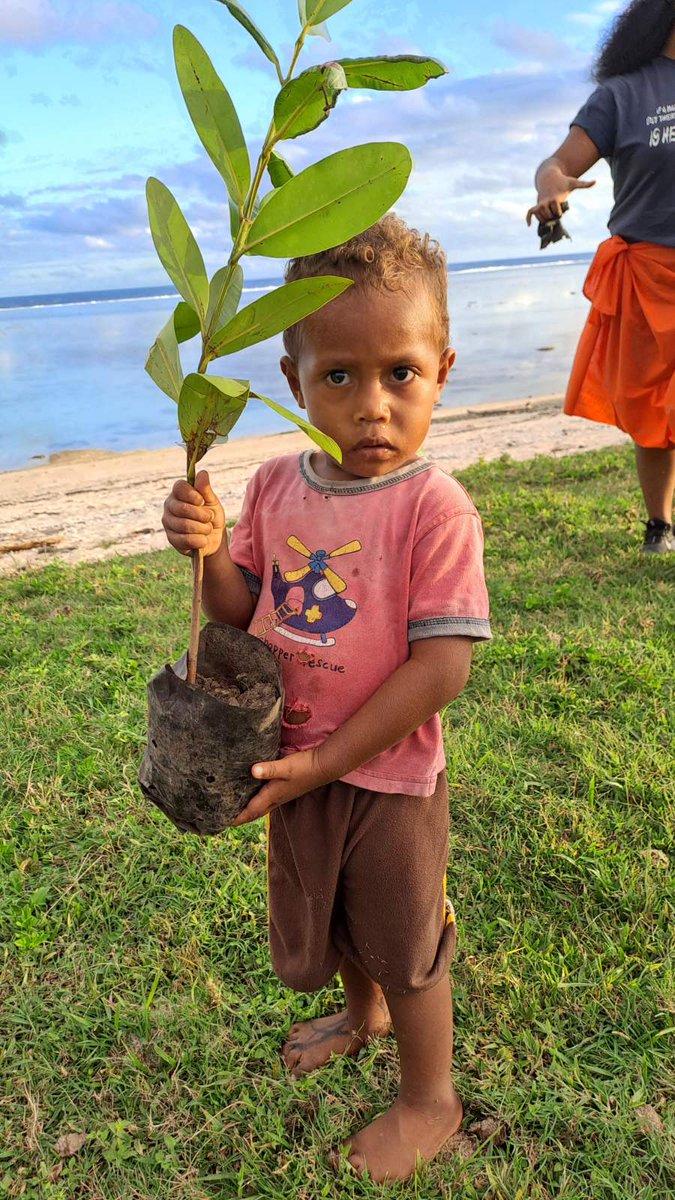 forestry_fiji's tweet photo. 3-year-old Luke Labalaba joined civil servants &amp; other stakeholders of Nadroga on Wellness Wednesday this week 2 plant trees along the Nadiri foreshore. The Ministry thanks the officials 4 their support in contributing to Fiji's tree planting program.
 📢https://t.co/6hIvzg6Dyi https://t.co/7d4xwIyG6v