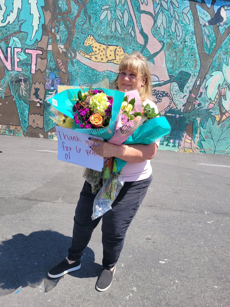HolbrookPfc's tweet photo. Happiness is...never having to use another work acronym.
Happy retirement Ms. Jackie!!! 35 years of service at @MtDiabloUSD and your last 6 with us at @HolbrookMDUSD ! We will miss you but we know … “you’re outta here” 😜
Remember, #onceajetALWAYSaJET ✈️ https://t.co/yPmDxQIYcS