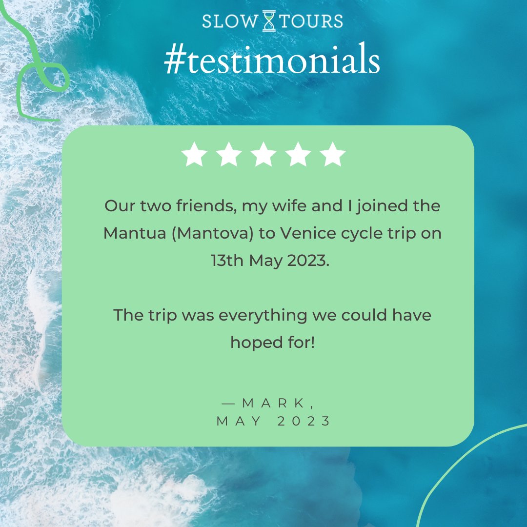 New #testimonial from a valued Slow Tours Client! ✨

We love reading your reviews from recent tours! 

See this tour here: conta.cc/3JiZJ7O
Read more reviews here: conta.cc/42MmtEg

#testimonial #slowtours #europeantours