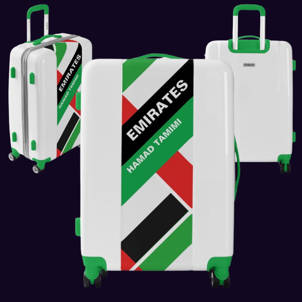 Personalized Patriotic United Arab Emirates Flag Luggage zazzle.com/z/a0405p6o?rf=… via @zazzle #EmiratesFACup #Emirates #UAETeamEmirates #uaevwi #uaenews #uaeinfinint #uaeu #UAE #FlagDay #flag #Emirati #Accessories