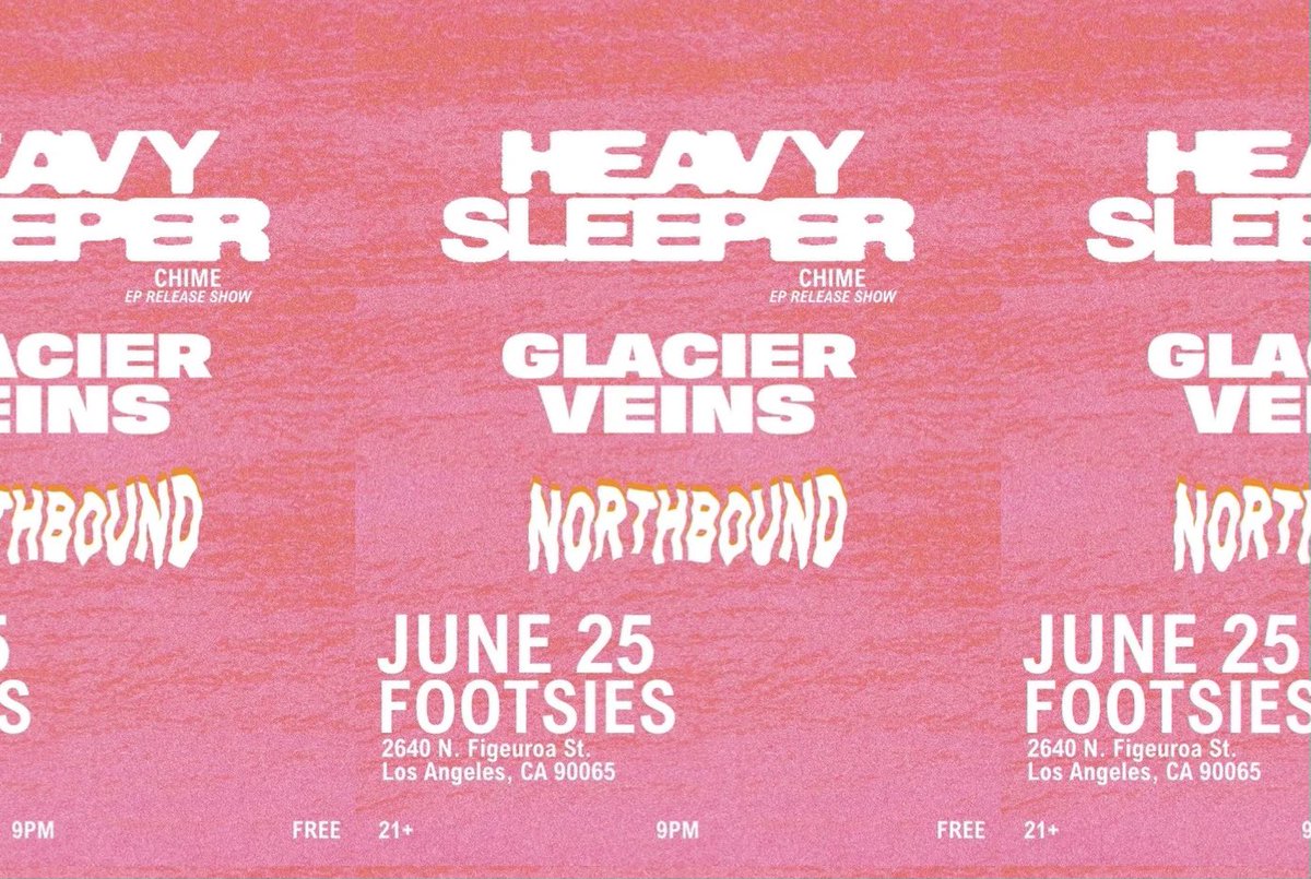 FREE A$$ SHOW THIS SUNDAY IN LA AT <a href="/Footsiesbar/">Footsie's</a>. 9PM W/ <a href="/NorthboundFL/">Northbound</a> &amp; <a href="/GlacierVeinsPDX/">Glacier Veins</a> 

📸: Brie Feslinger