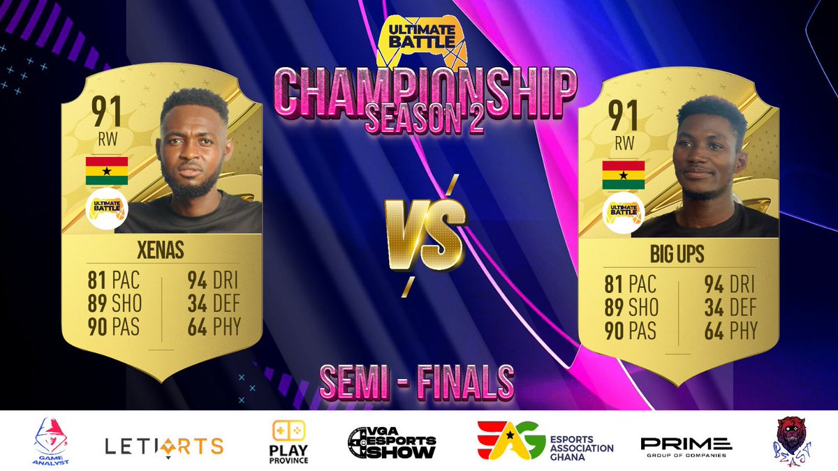 followUltBattle's tweet photo. Last match of the semis
@10_xenas vs @bigups814
Another fixture between
@TeamCanvic vs @PlayProvince
Its heated on this side
https://t.co/ChoI0S6k2Z
#UltimateBattle #UBS2 #UBChampionship https://t.co/z8i1ROSHxA
