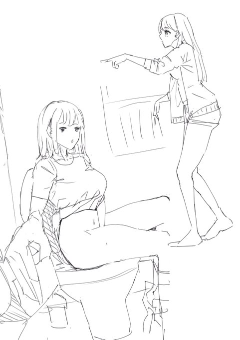 仮眠3時間その他生活3時間お絵描き16時間でした。まあこんなもんやろ。24時間チャレンジは大体これくらいで限界を迎えるってわかってんねん。寝て起きたらまたお絵描きしたらええ。 右脳で描いた絵です。右脳で描くとスラスラと線に迷いが無くなる感じする。今週のお絵描き評価☆3.1/5