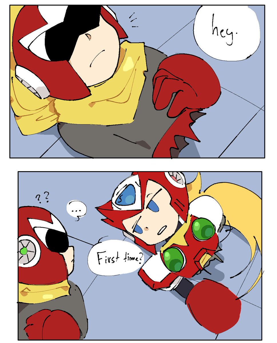 I don't know why I imagined an interaction between the two of them lol
#MegaMan