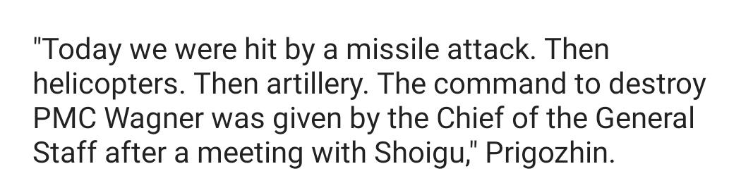 christogrozev's tweet photo. Prigozhin issues fresh audio, saying Wagner have crossed back into Russia and are entering Rostov now, claims Russian border guards embrace them and let them go through. https://t.co/MBVt7dIRwt
