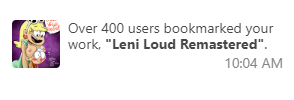 More than 400 Bookmarks for my Remaster of my Leni Loud!

#leniloud #lincolnloud #loudhouse #theloudhouse #nsfw #rule34 #oppai #boobs