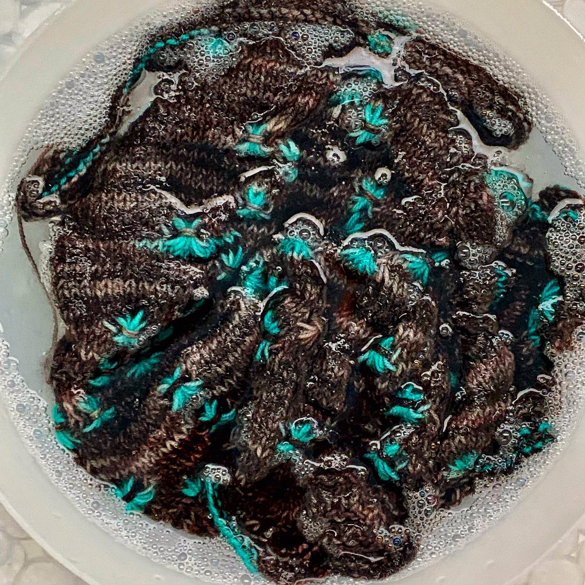 PDXKnitterati's tweet photo. How to block a bandana cowl, tutorial on the blog: https://t.co/vPbcQziLIu https://t.co/tySgvFtBf9