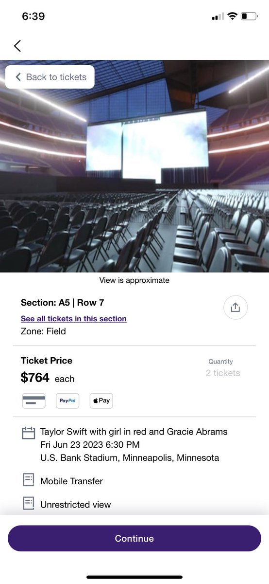 If you’re wanting to go to tonight’s show floor seats are almost face value on StubHub!!! Some REALLY good seats too!!!