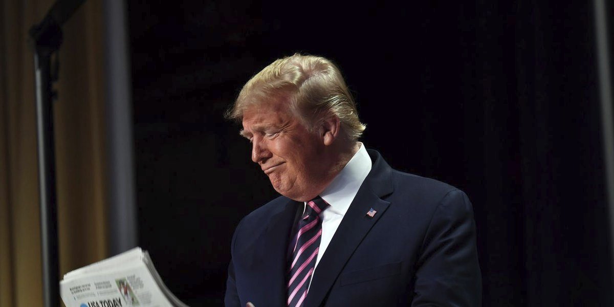 ⚡️BREAKING⚡️

Upon watching General Surovikin's address to Prigozhin, 
Trump, reading from a prepared statement, appeals for peace in Russia, noting "there are very fine people on both sides"